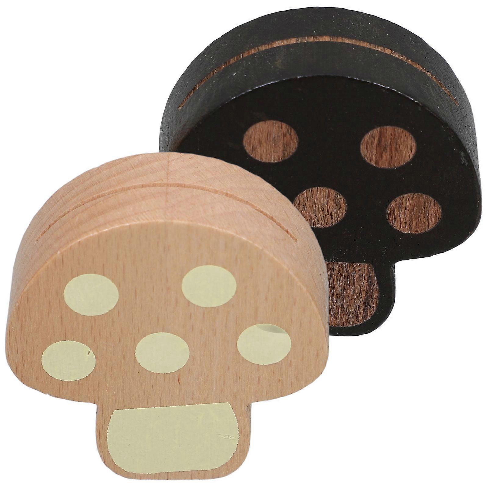 Mini Wooden Table Number Holder for Party Use Assorted Color 2Pcs