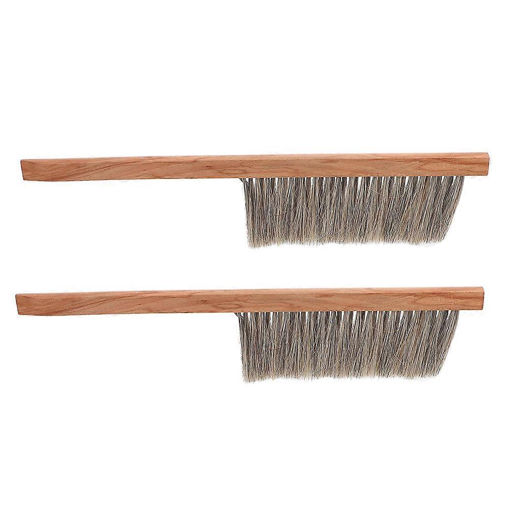 Beehive Cleaning Brush for Beekeepers Handheld 2Pcs Efficient Beekeeping Tool