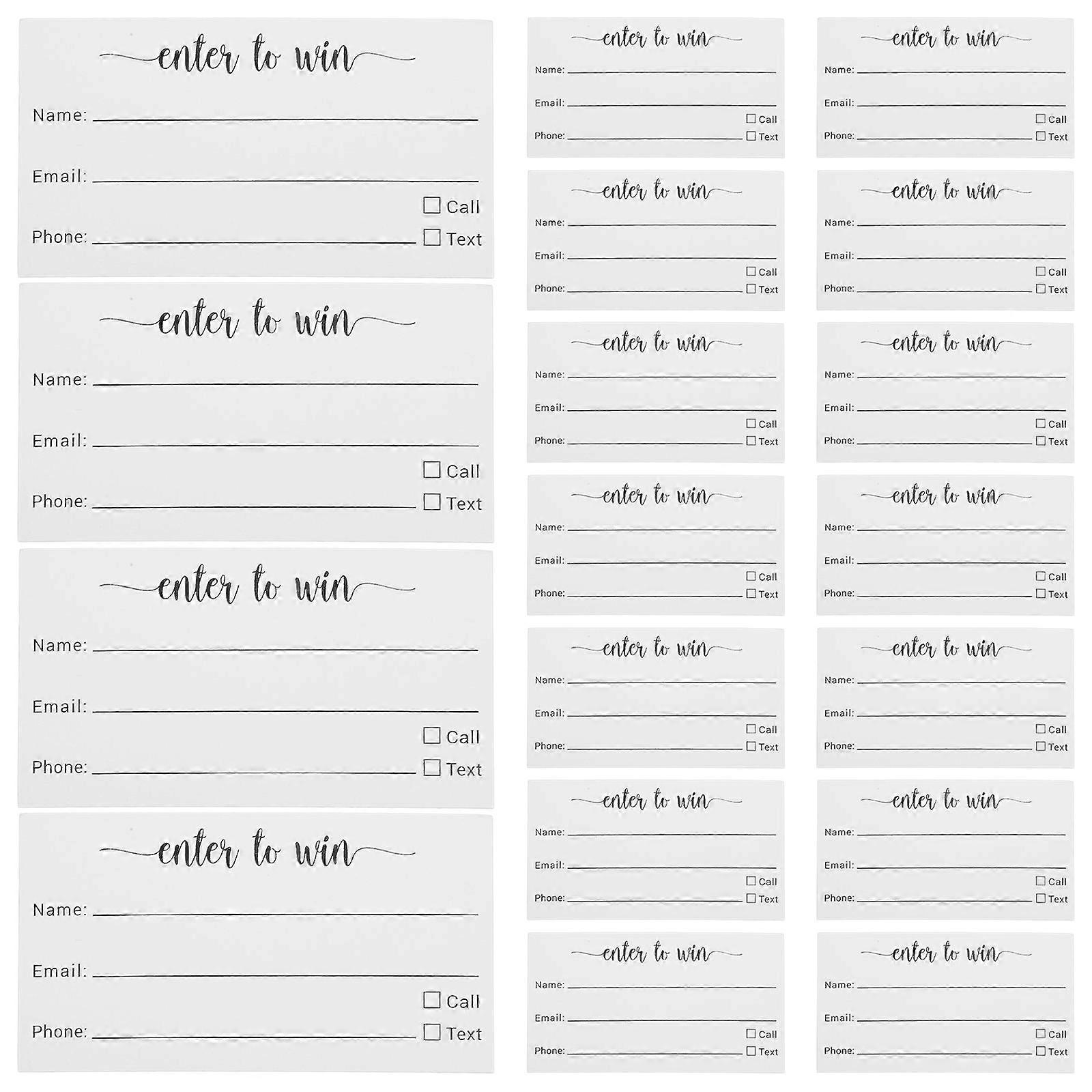 Raffle Ticket Sheets Ballot Raffle Tickets for Voting Events 100Pcs