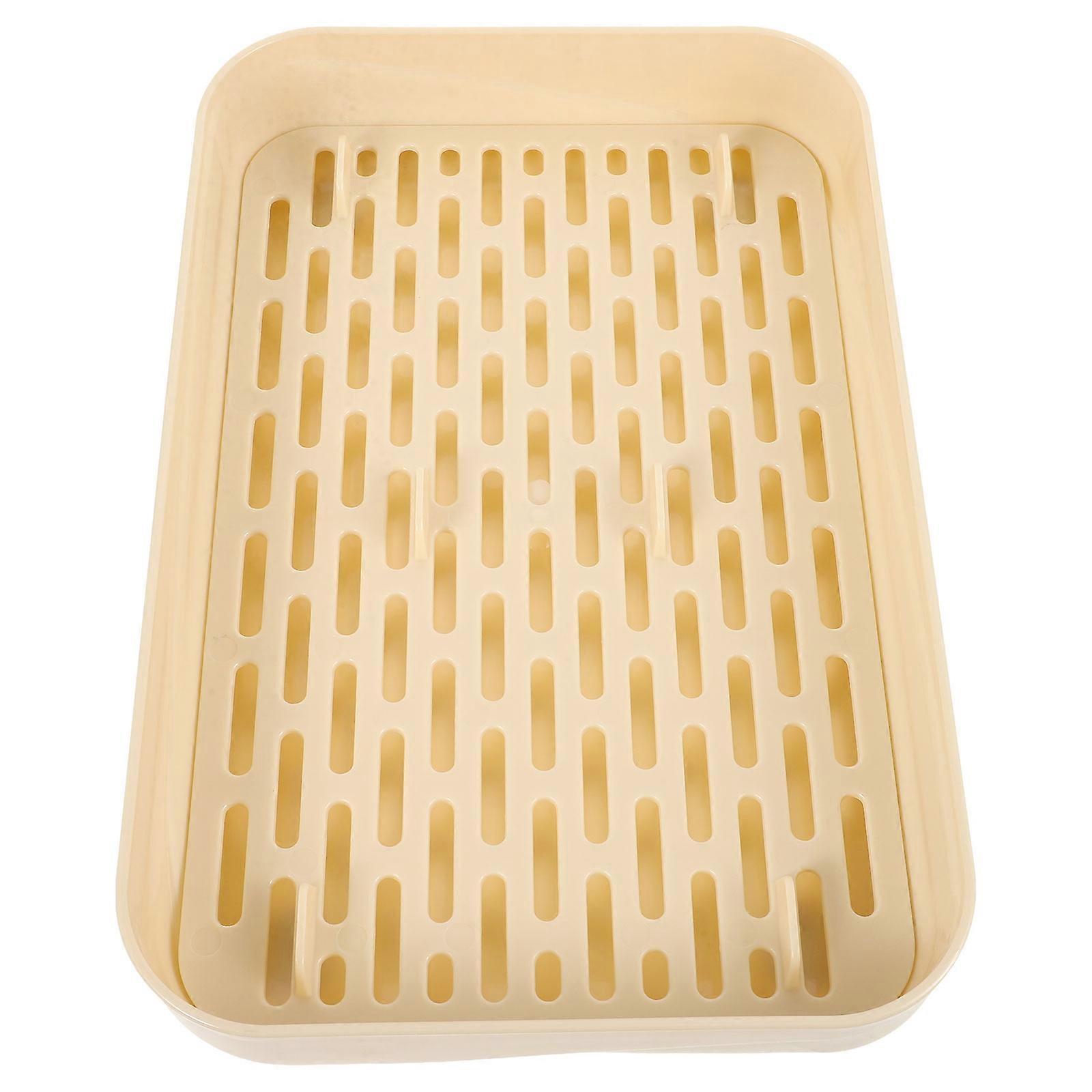 Dish Drying Rack Bowl Holder for Kitchen Use 1Pcs White Storage Rack