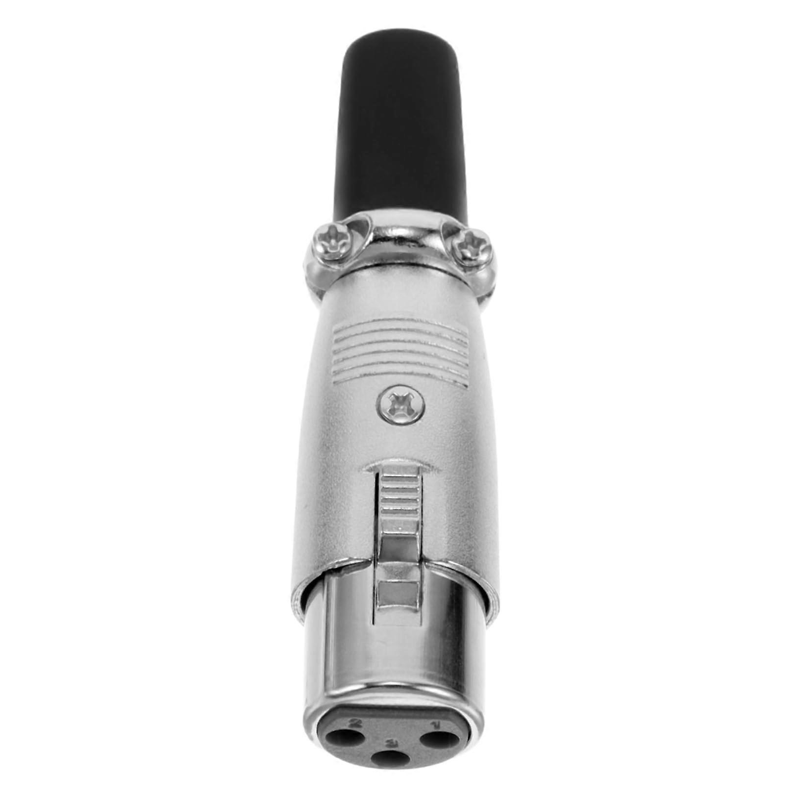 Professional XLR Microphone Cable Connector with Durable Metal Plug for Fidelity Live and Studio