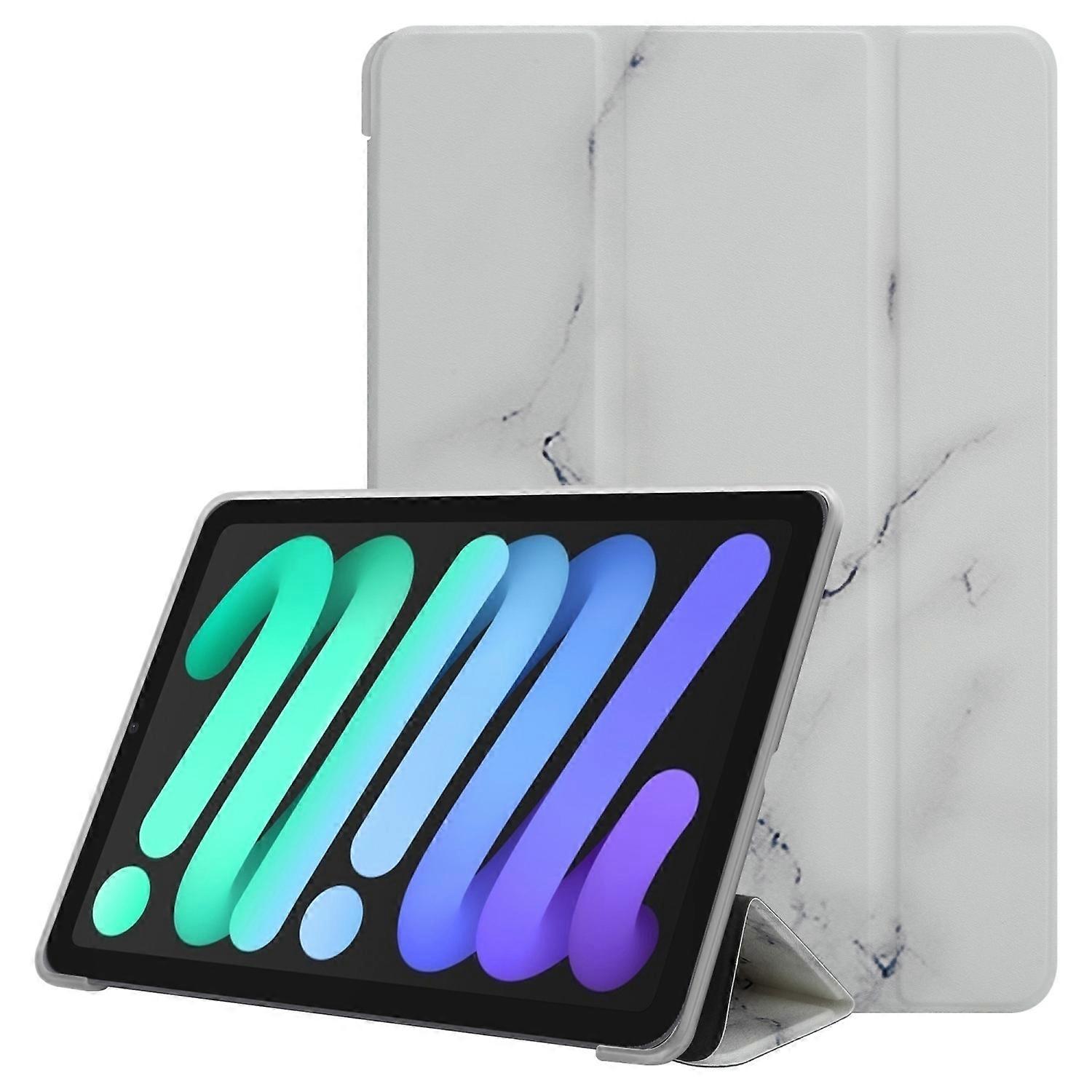iPad MINI 6 (8.3 inch) Tablet Protective Case - with Pattern in Marble Design