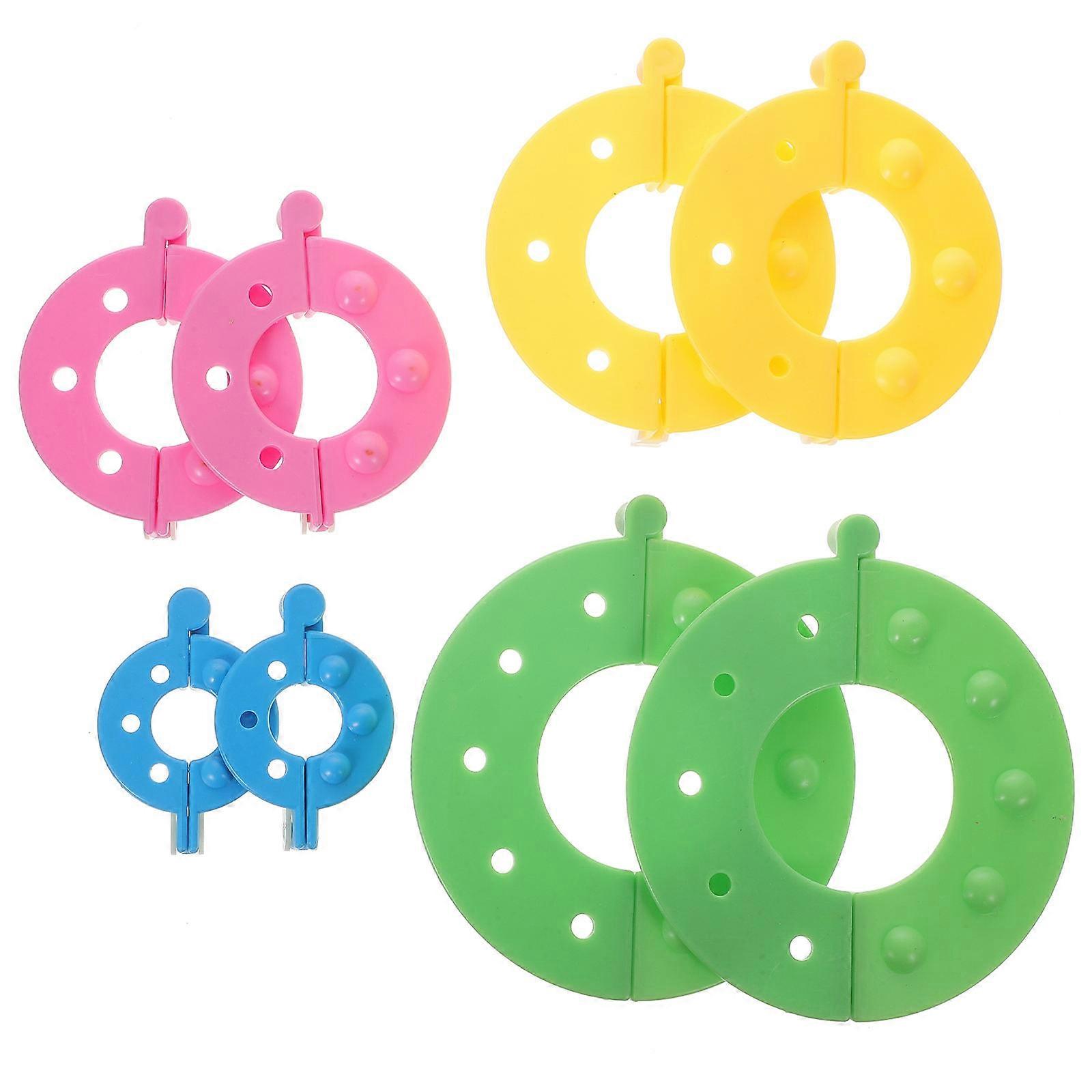 Pompom Makers Essential Pompom Maker for Fluff Ball Making 8Pcs Set