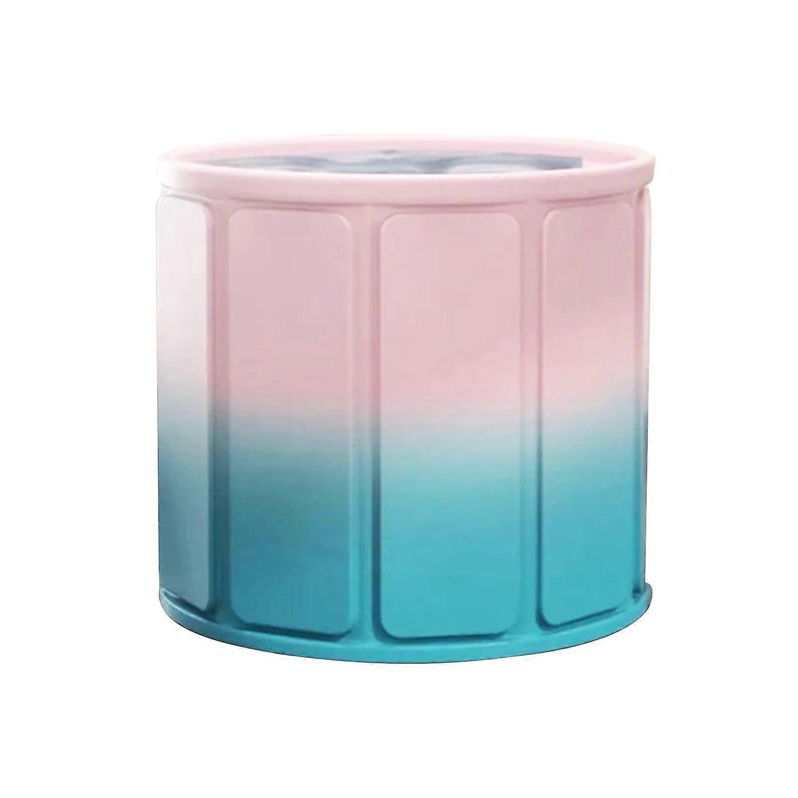 Folding Bath Tub, Portable Ice Bath Tub 70x70x65cm, Foldable Soaking Tub for Full Body Use, Easy Setup Spa Sauna