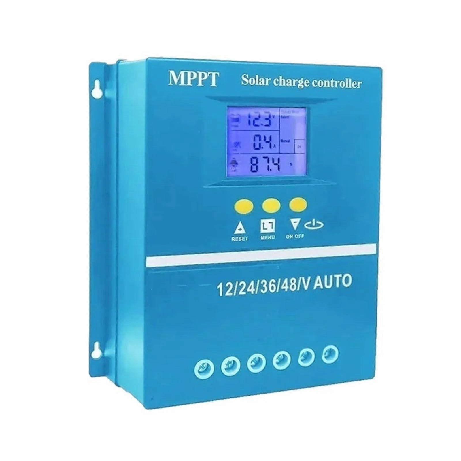 MPPT Solar Charge Controller 60A 80A 100A Models, 12V/24V/48V Auto LCD Display Solar PV Regulator