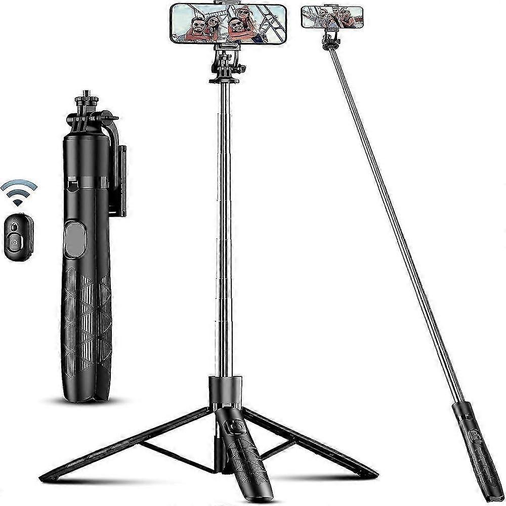 2025 Mobile Phone Tripod and Selfie Stick with Holder, Extends to 180cm