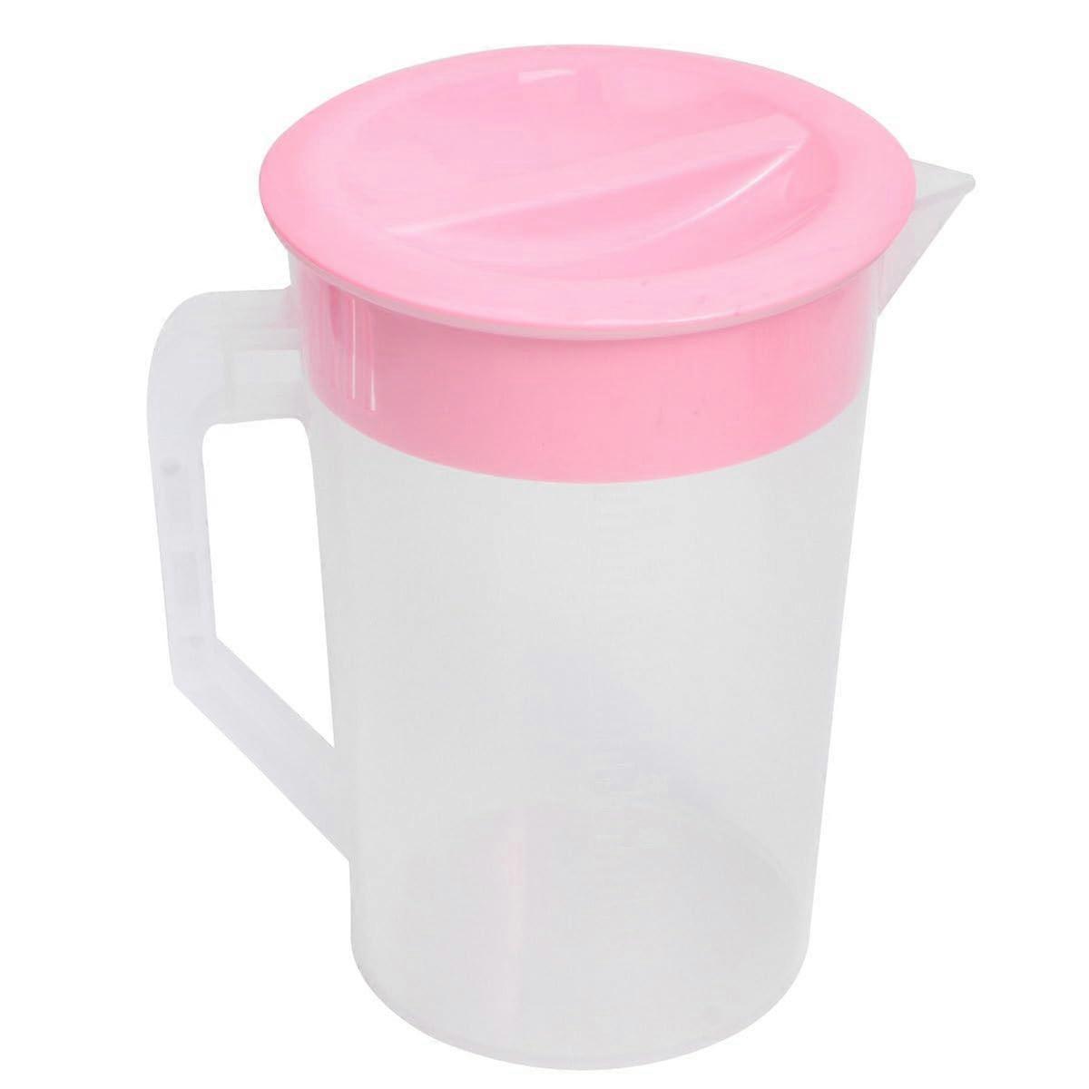 Water Pitcher with HeatResistant Lid, Large Capacity for Hot and Cold Drinks, Dishwasher Safe