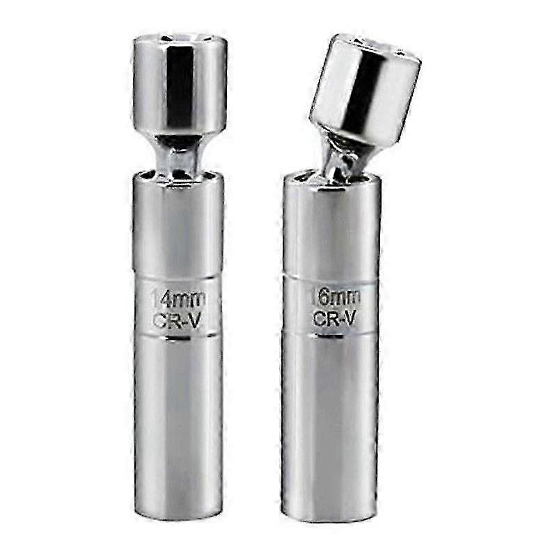 Thin Wall Rotating Magnetic Spark Plug Socket 3/8 Inch Drive Removal Tool Compatible With Motorcycl