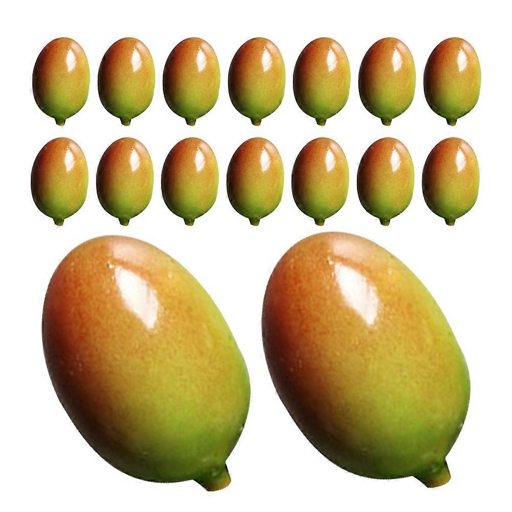 Simulation Fruit Decor Artificial Olive Model for Decoration 50Pcs Foam Material