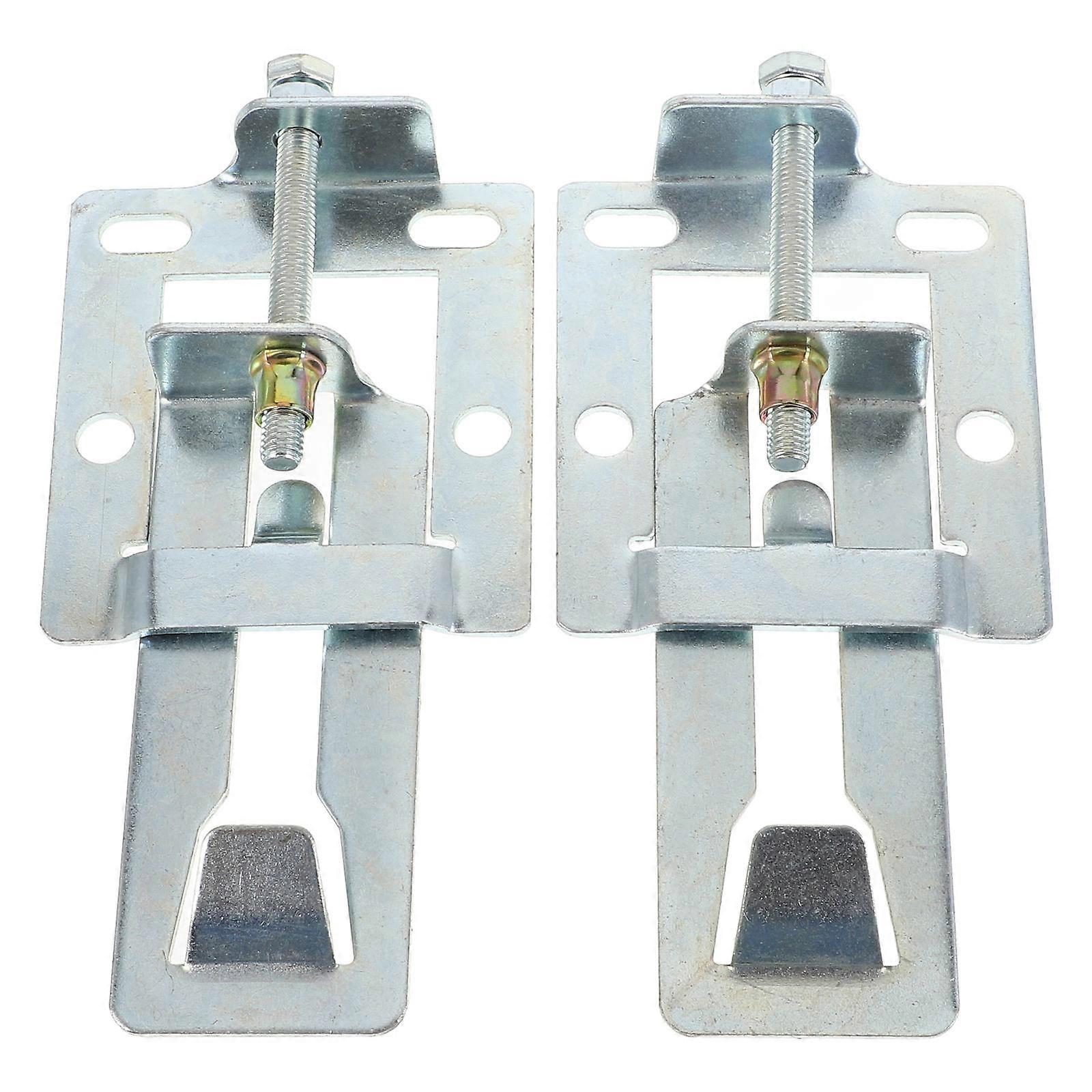Range Hood Adjustable Hanging Bracket for Kitchen Use 2Pcs Heavy Duty Steel