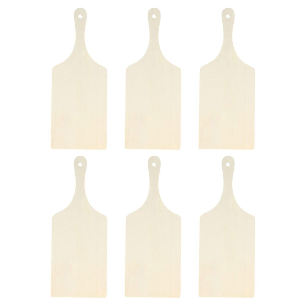 Rectangle Wood Board Graffiti Toy People Who Like Baking 6Set