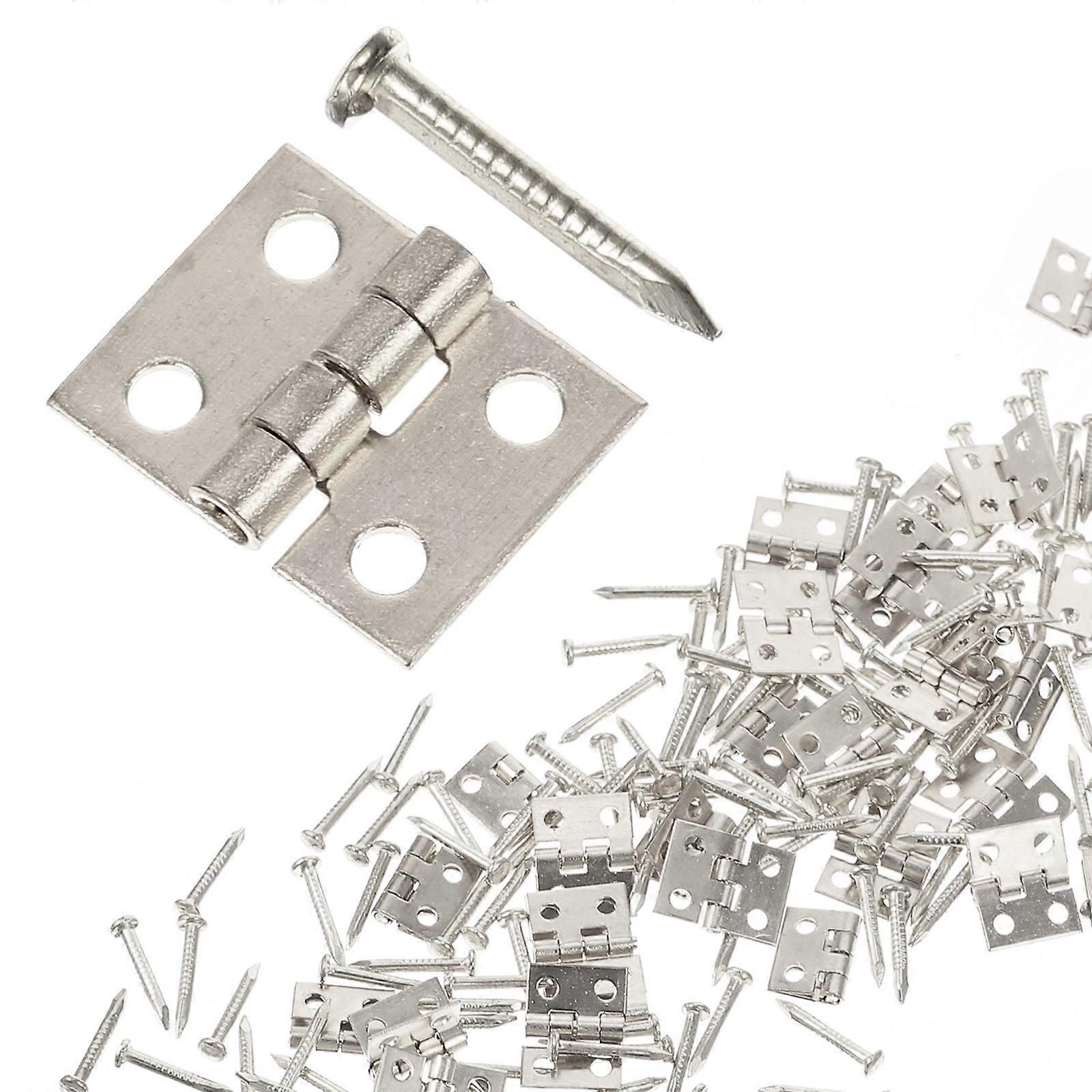 Small Brass Mini Hinges Hinges for Jewelry Box 50Sets Decorative Set