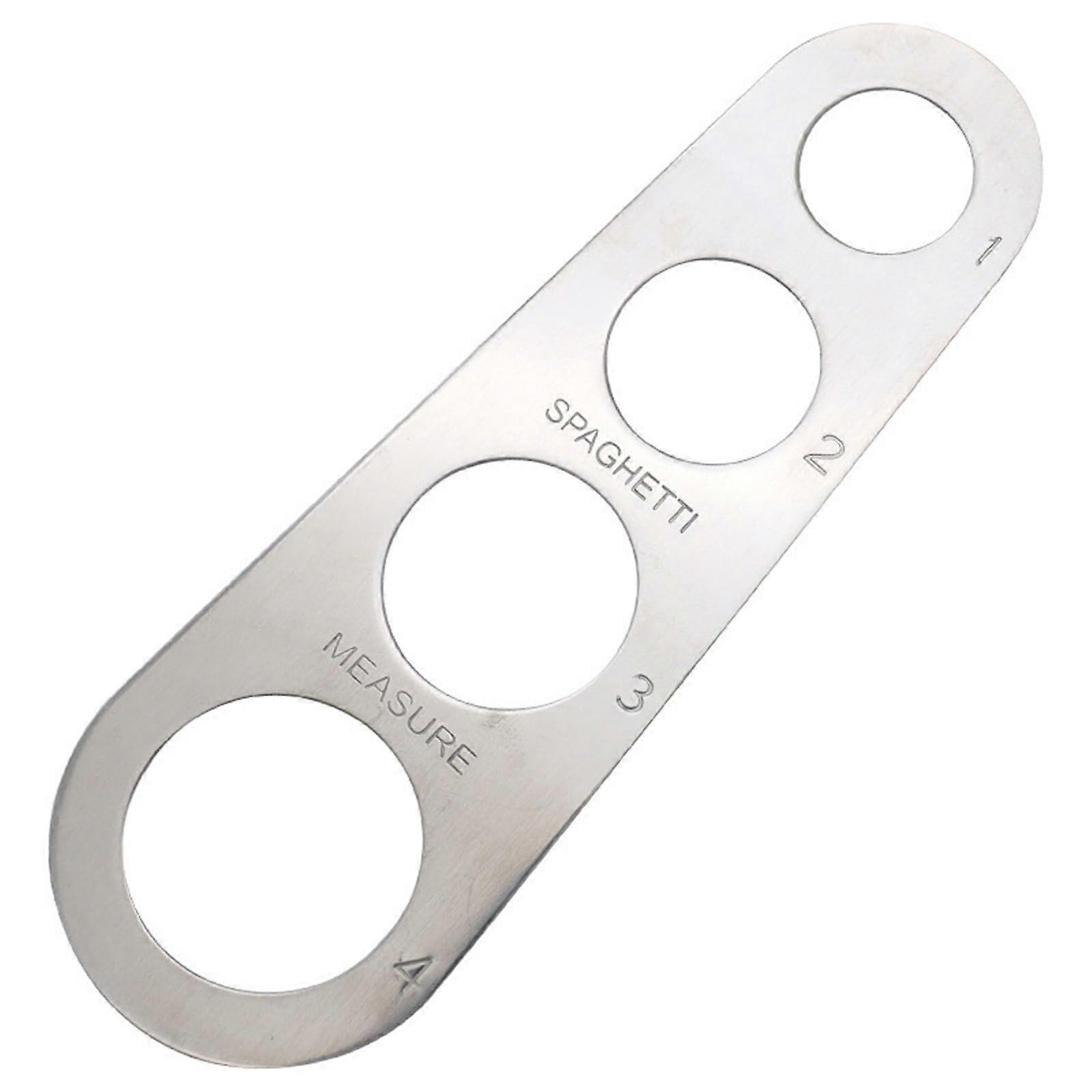 Stainless Steel Spaghetti Measuring Tool for 14 Servings with Precise Pasta Portion Control