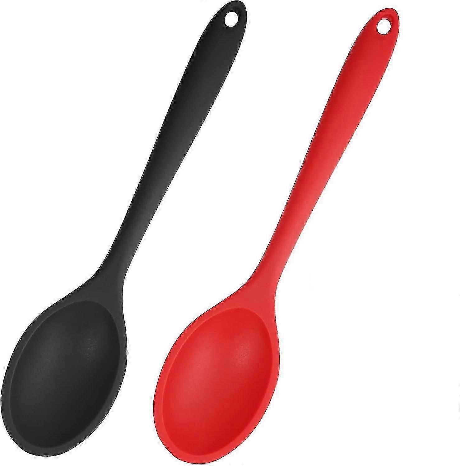 2026 Pack Silicone Spoon Kitchen Long Handle