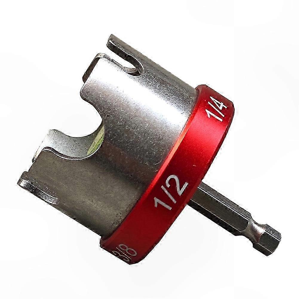 Threaded Rod Nut Driver Adapter for 1/4" 3/8" 1/2" Aluminum Drill Bit Socket Tool