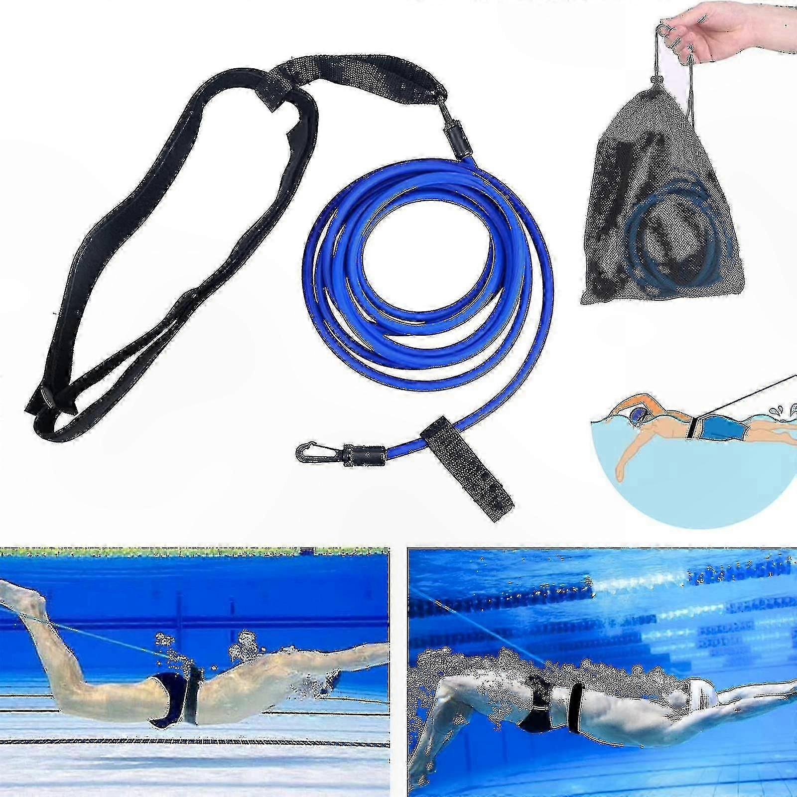 Swim Training Resistance Belt for Pool Exercises and Aquatic Workouts