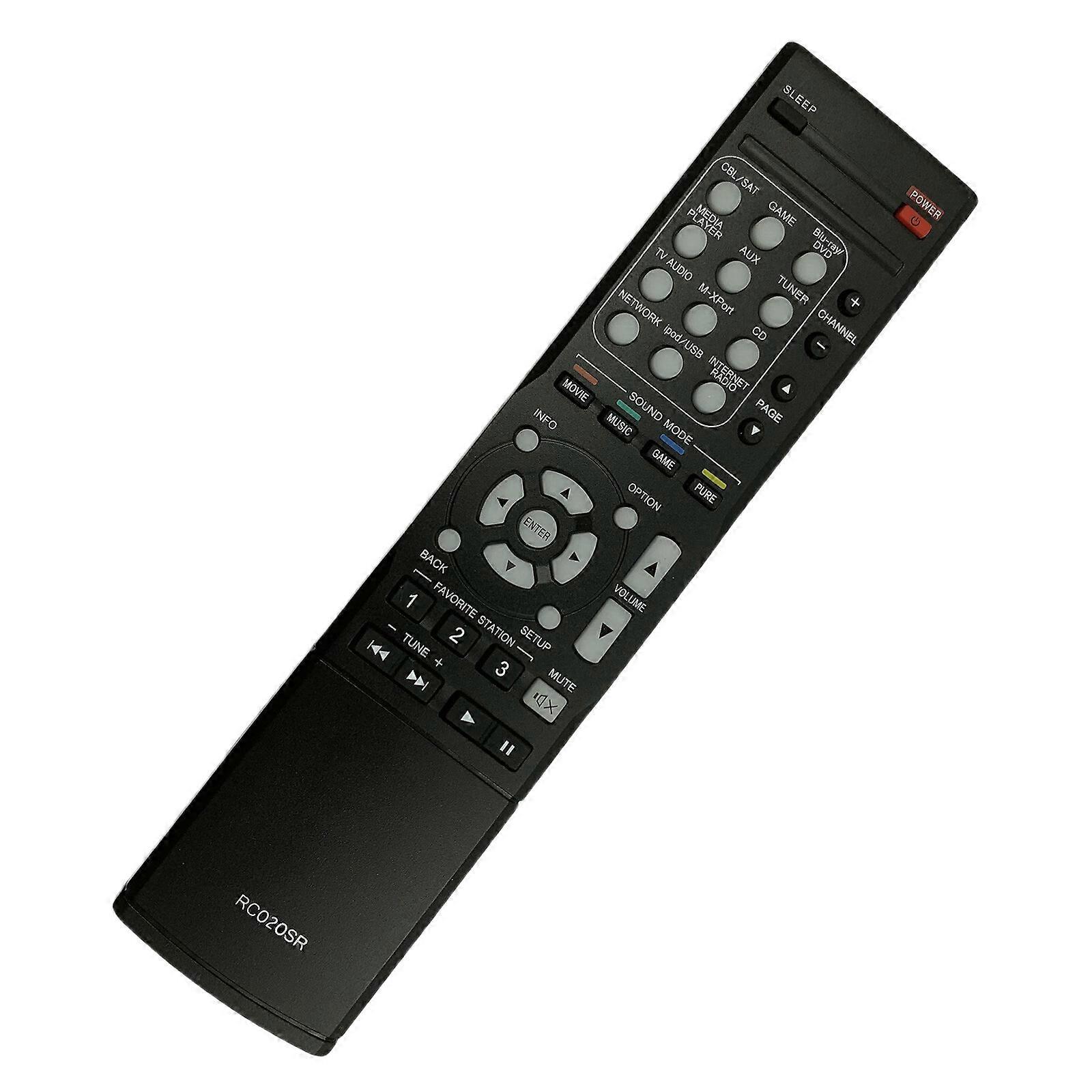 Plastic AVs Surround Receiver Remote Controls for RC020SR User Friendly Button Layout Universal Compatibility Multicolor