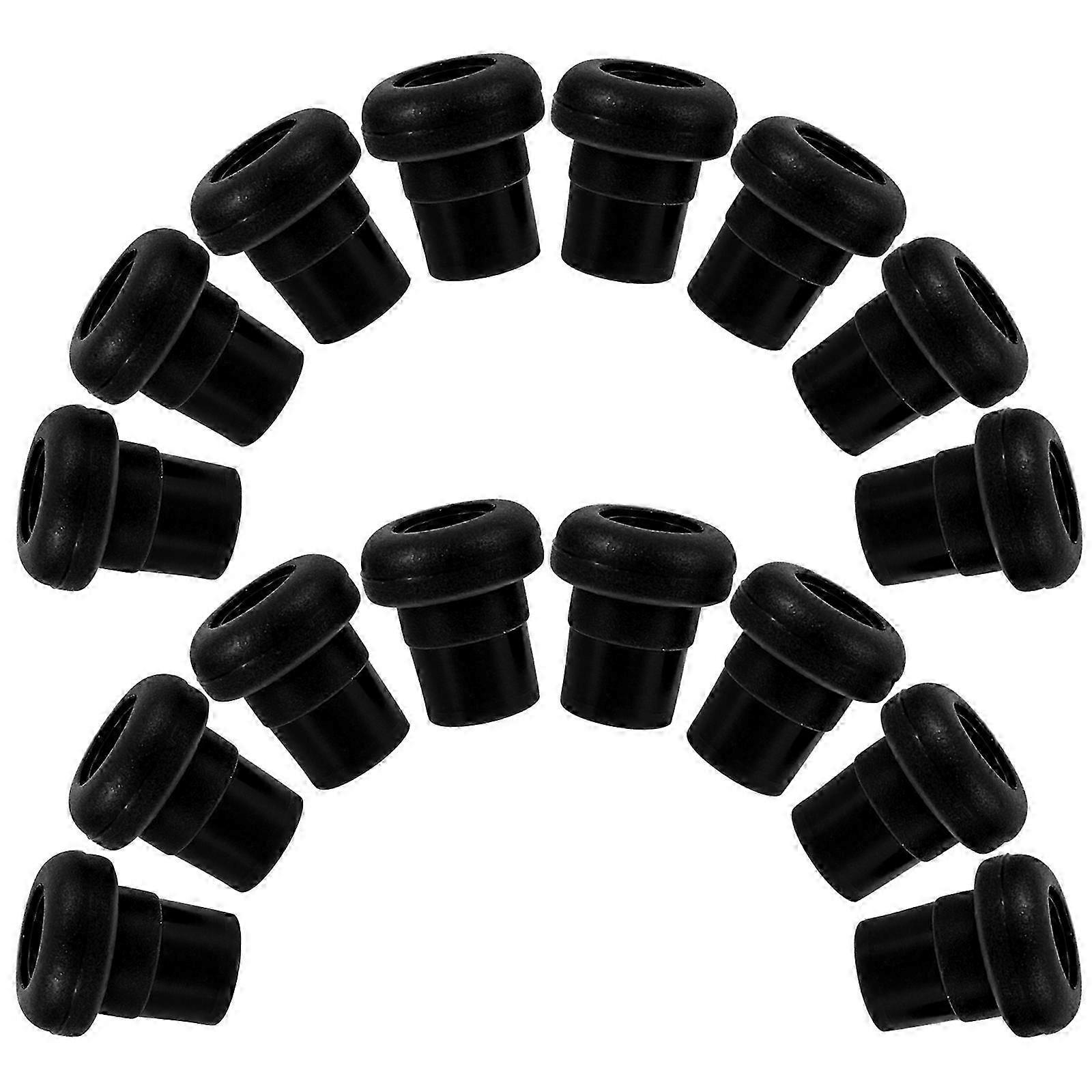 Foosball Replacement End Caps: 32-Piece Football Table Accessory Set