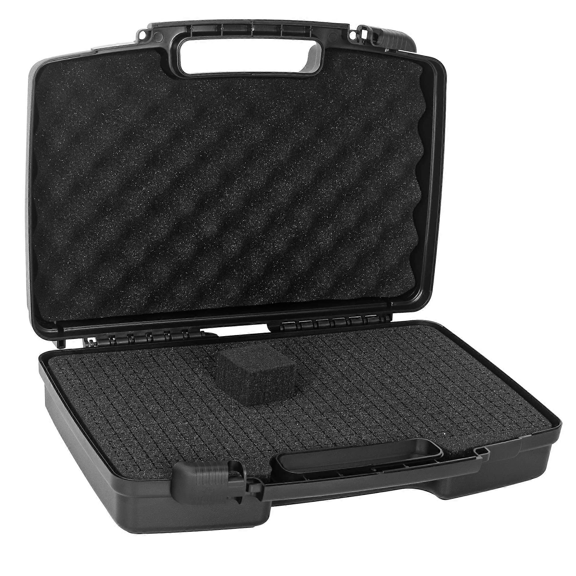 Portable Hard Case 14.1 x 10.6 x 3.5 with  Foam for Electronics Tools and Gear