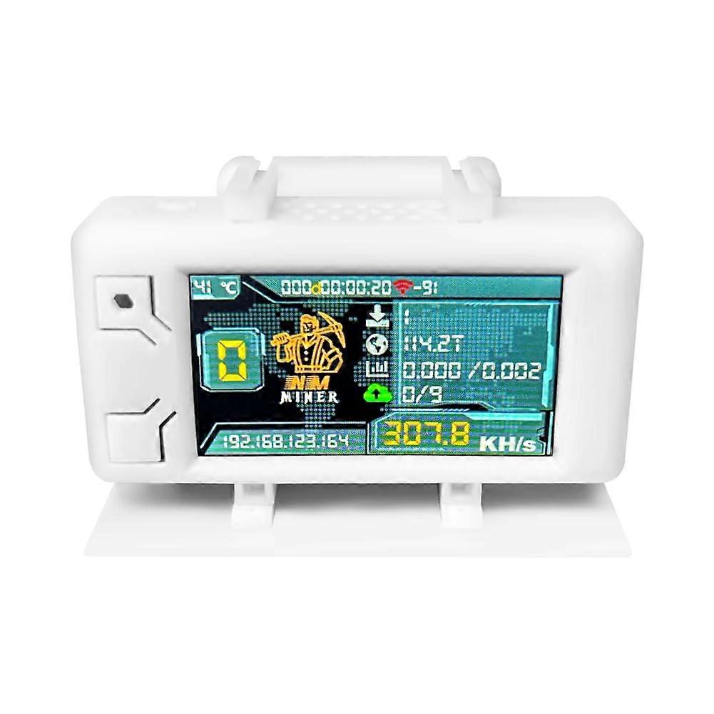 Bitcoin Lottery Miner 307KH/s  Hashrate WiFi BLE Standalone BTC Crypto Device White Shell