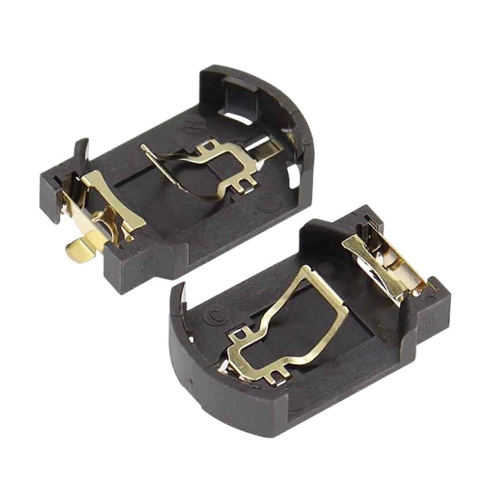 10 Pack BS8 CR2032 CR2025 Coin Cell Battery Holder Case for Secure Connection and Easy Installation