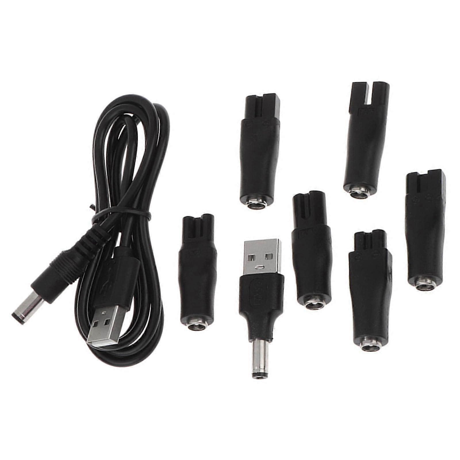 Electric Shaver Charger and Beard Trimmer Charging Cable Set, Fast Charging, MultiDevice Compatible