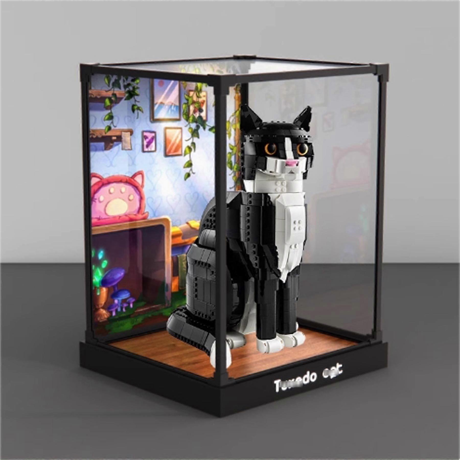 Dustproof Waterproof Acrylic Display Case Compatible with  21349, Clear Showcase for Collectible Models