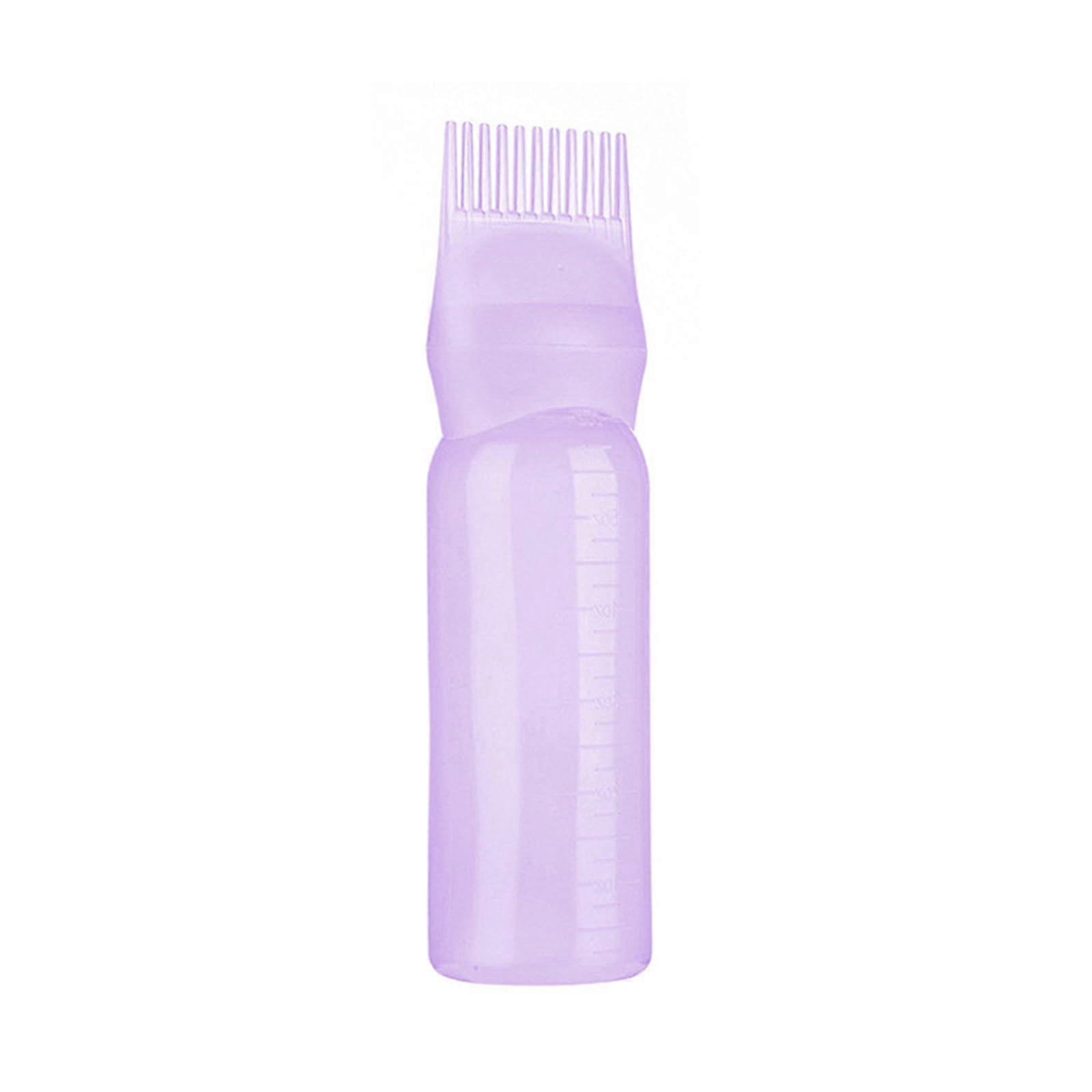 Root Comb Applicator Bottle for Precise Hair Dye, Refillable Leak Comb Tip for Root Touch Up