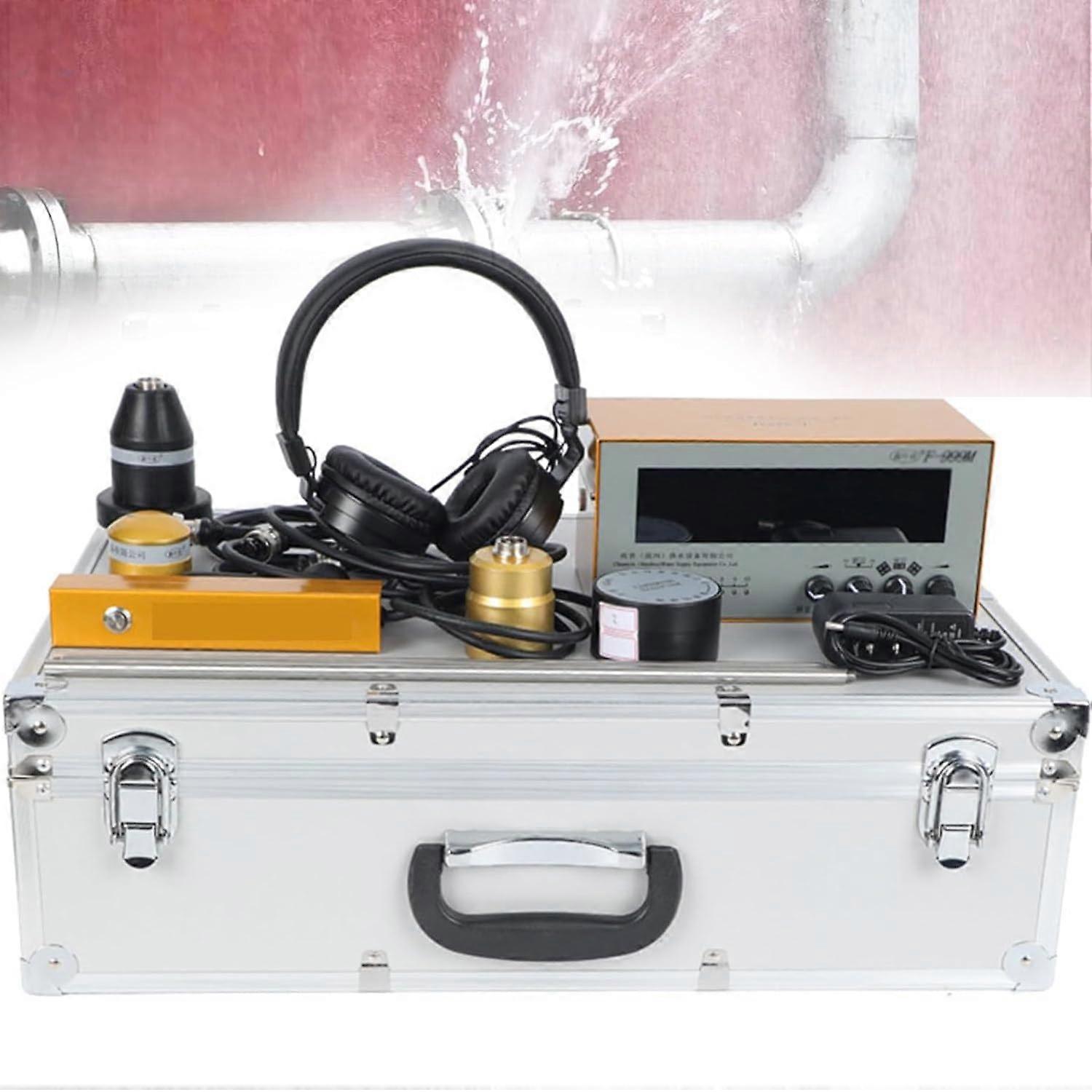 Water Leak Detector with Adjustable Frequency, Noise Isolation Headphones, Underground Pipe Locator