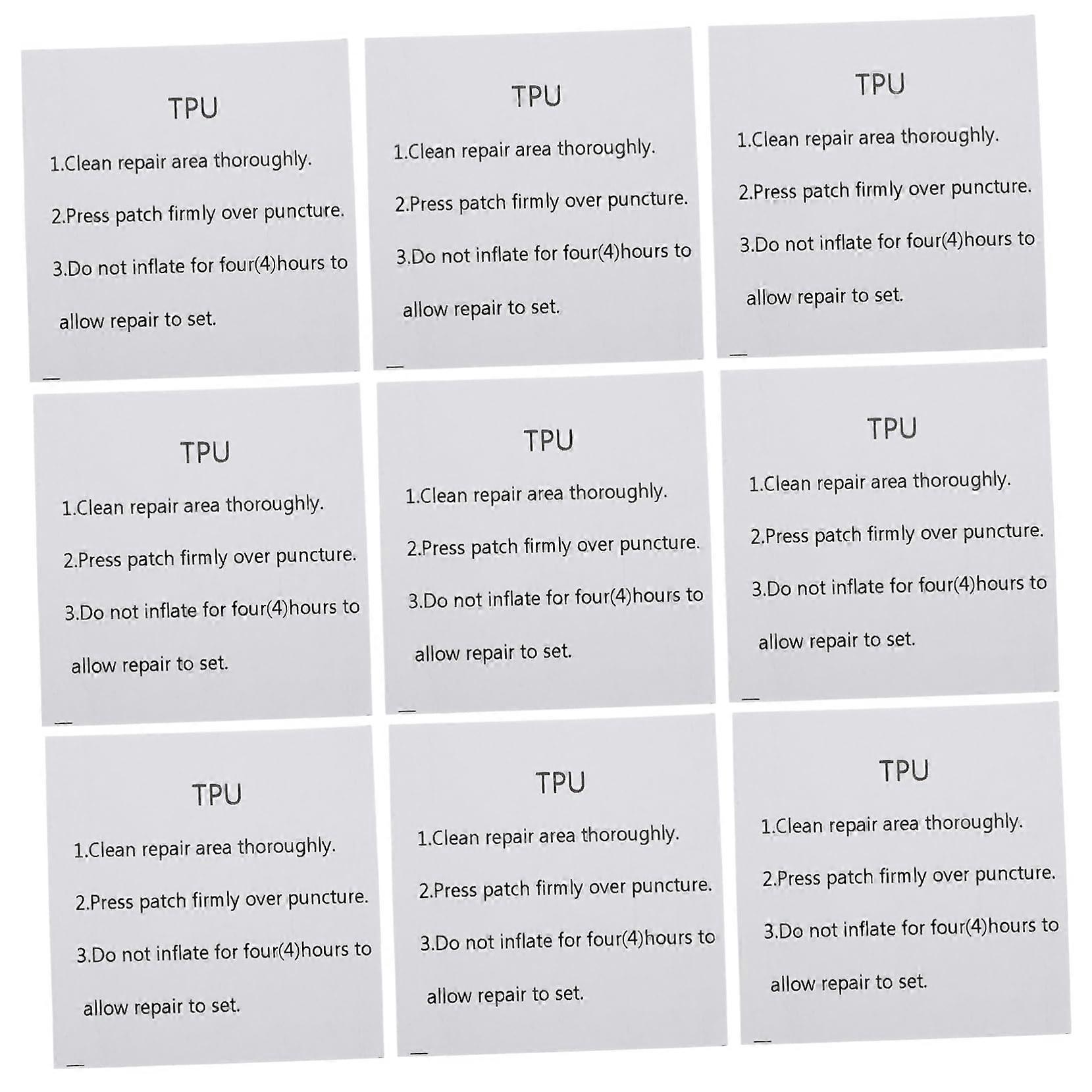 Inflatable  Patch Kit Waterproof Self Adhesive for Air Mattresses Boats Pools 20 Sheets