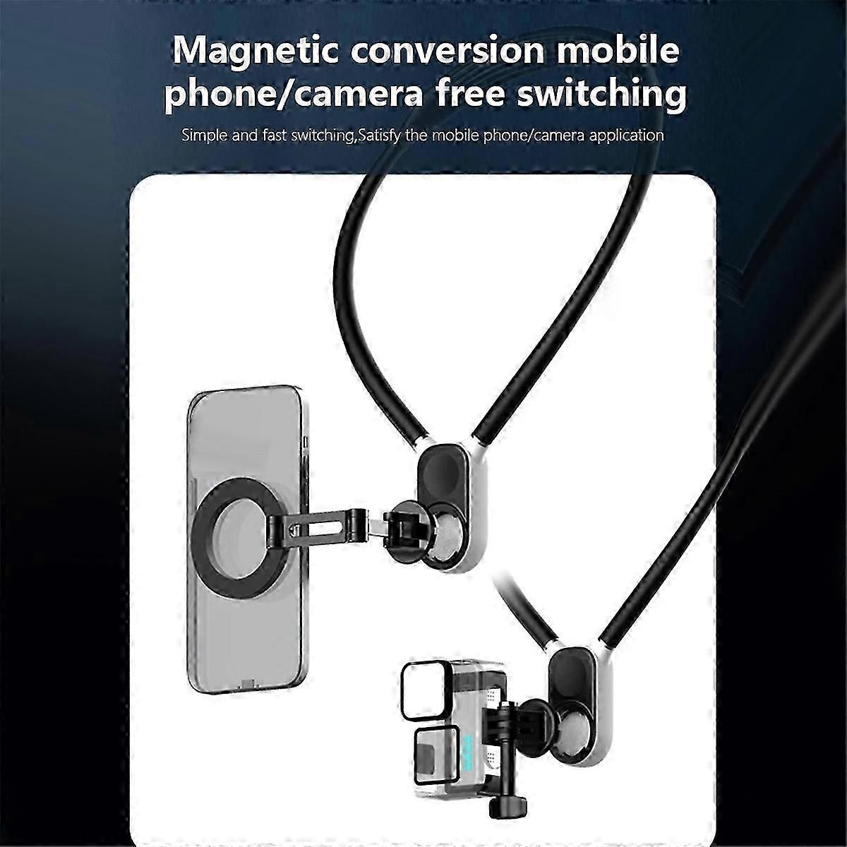 Magnetic Neck Holder Mount Necklace Bracket for Black