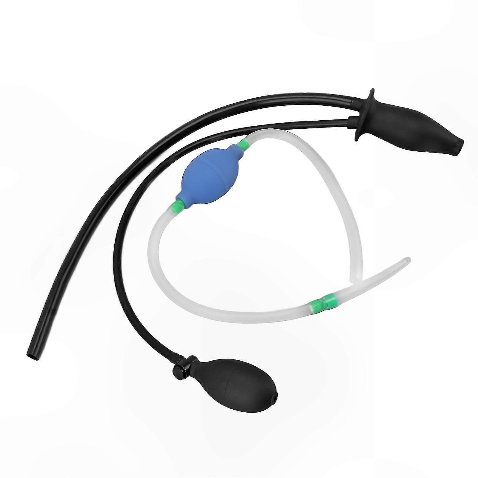 Silicone Enema System with Soft Inflatable Design for Home Use