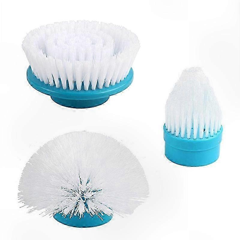 3Pcs Electric Cleaning Brush Heads for Tile Bathroom Kitchen Multi-Purpose Turbo Scrub Replaceable Brush Set