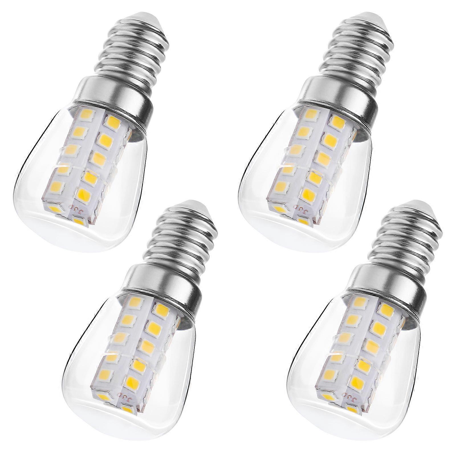 Icebox LED Refrigerator Light Bulb for Illuminating 4Pcs Compatible E14 Small Screw Base
