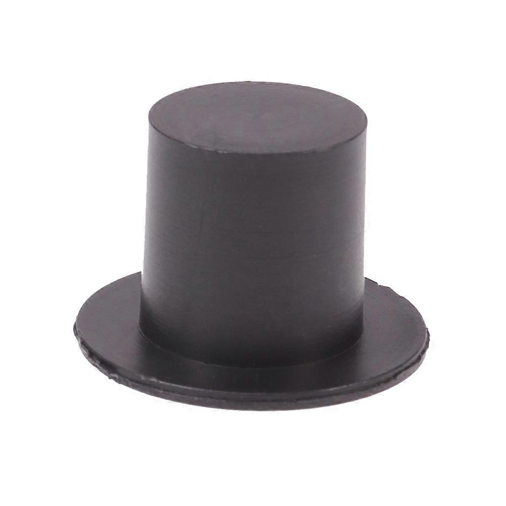 Mini Clown Cap Plastic Mini Hat for DIY Use 100Pcs Black Craft Accessory