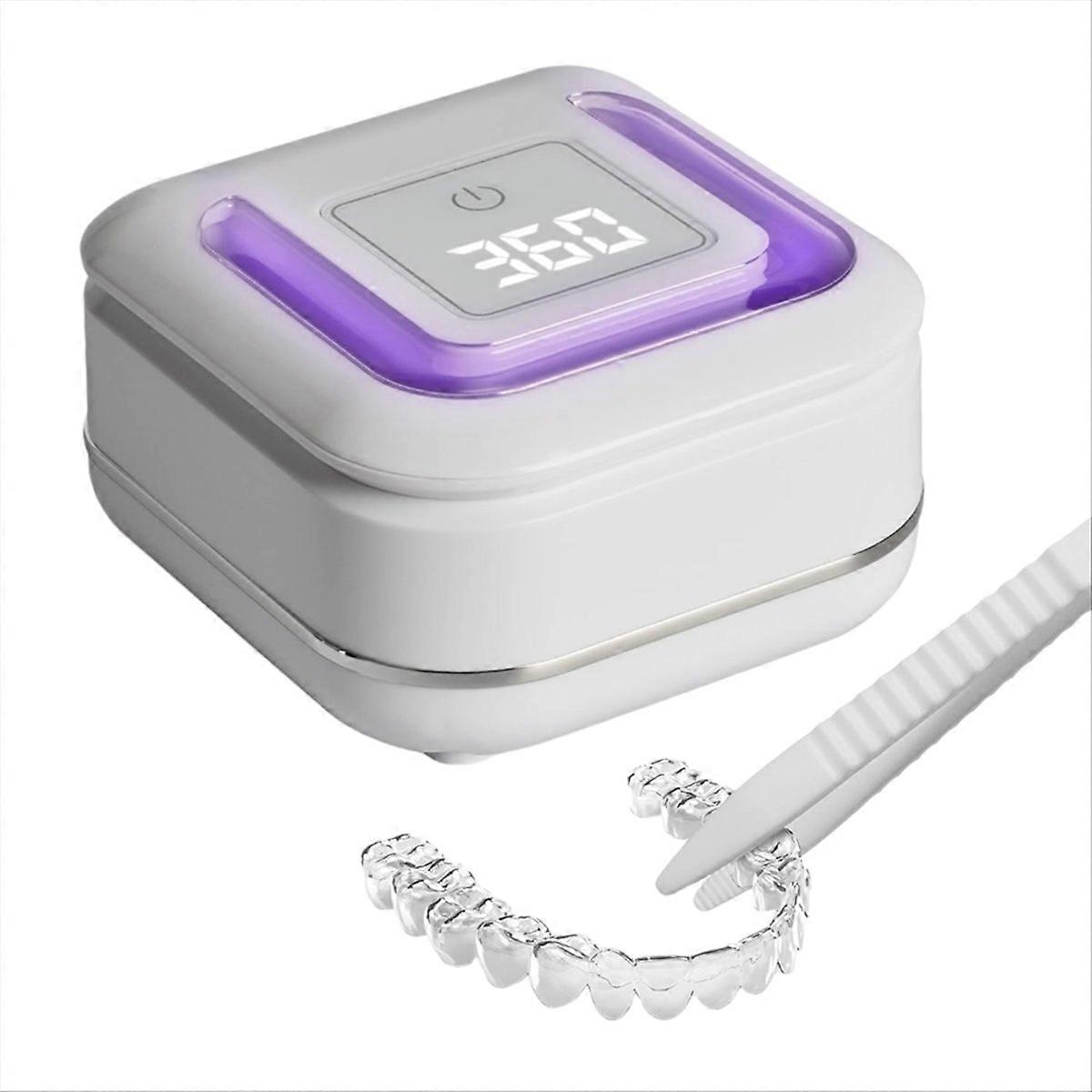 Ultrasonic Retainer Cleaner Machine with 2 Digital Timer, US Plug