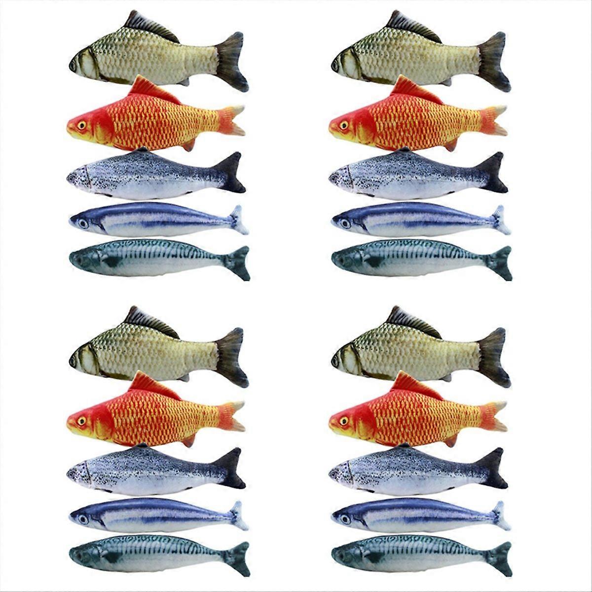 5PCS Catnip Fish Toys