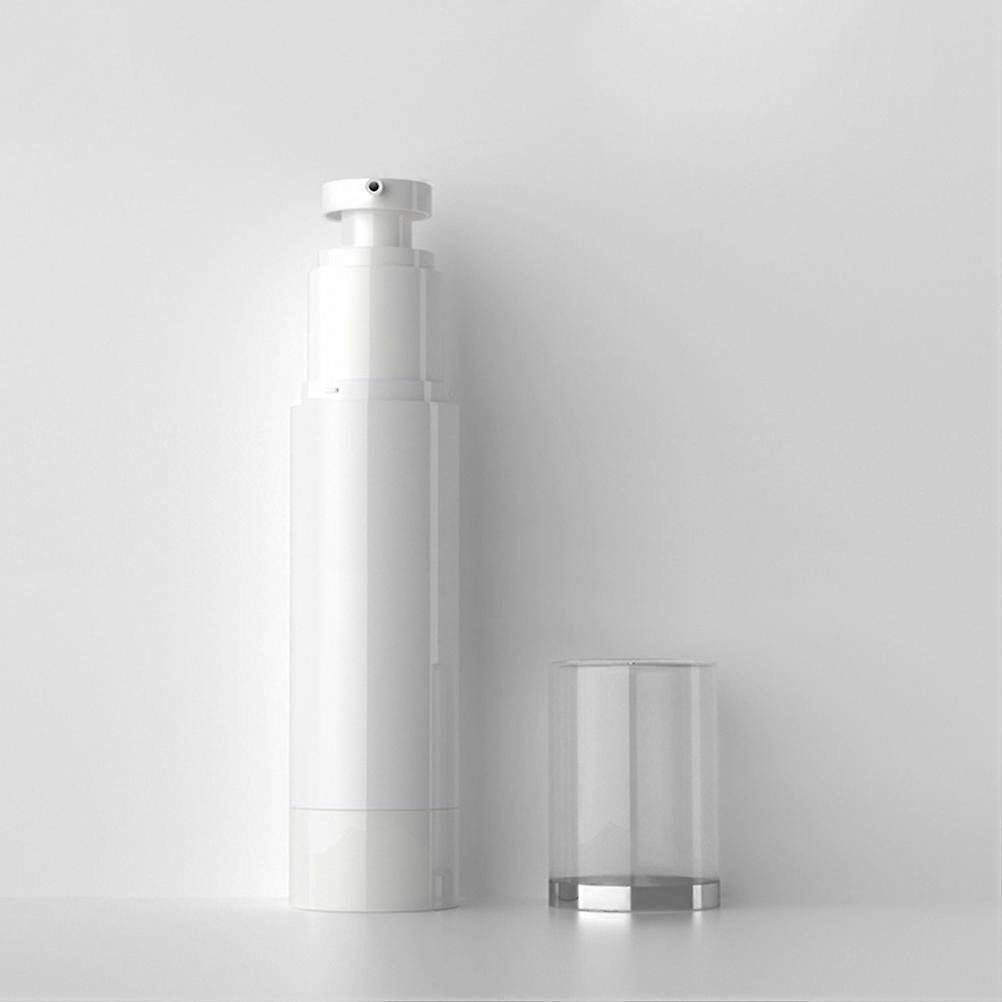 Liquid Bottle Dispenser Vacuum Bottle for Storage Use 3Pcs White Set