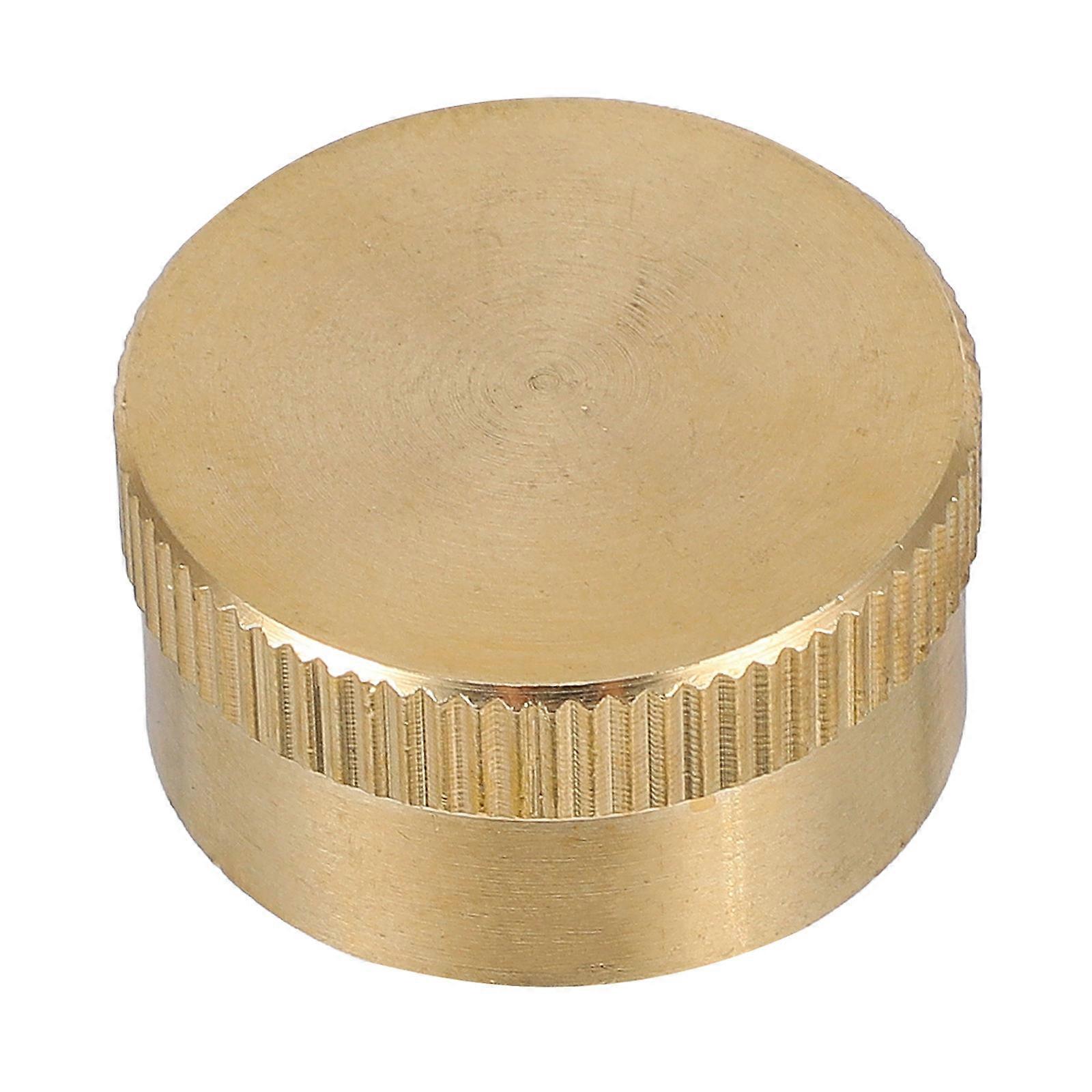 Brass Tank Cap for Sealing Gas Bottles Protective Replacement