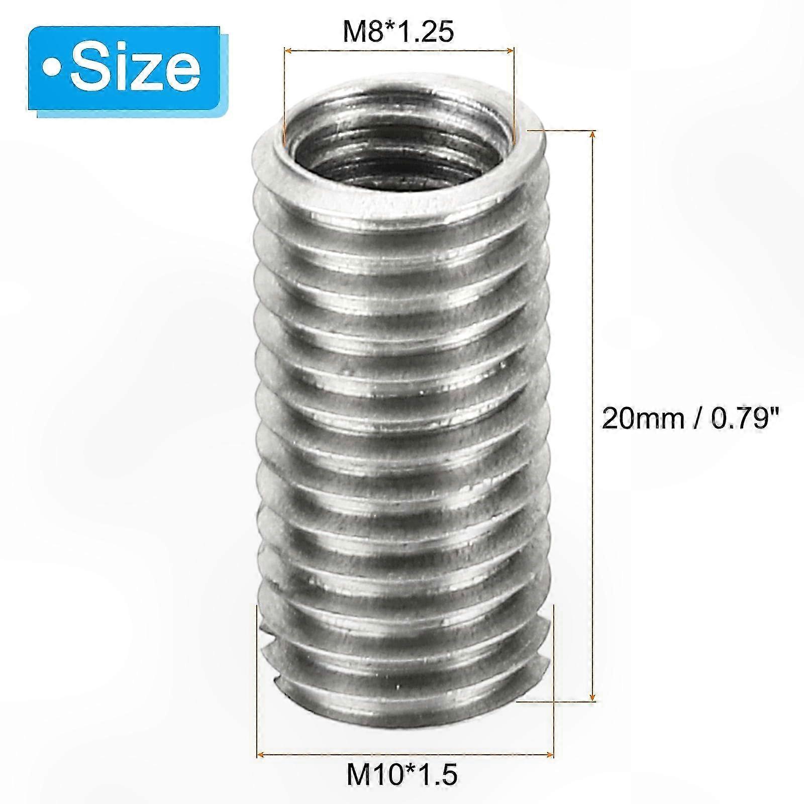 M10 to M8 Thread Adapter Sleeve Nut for Repairing