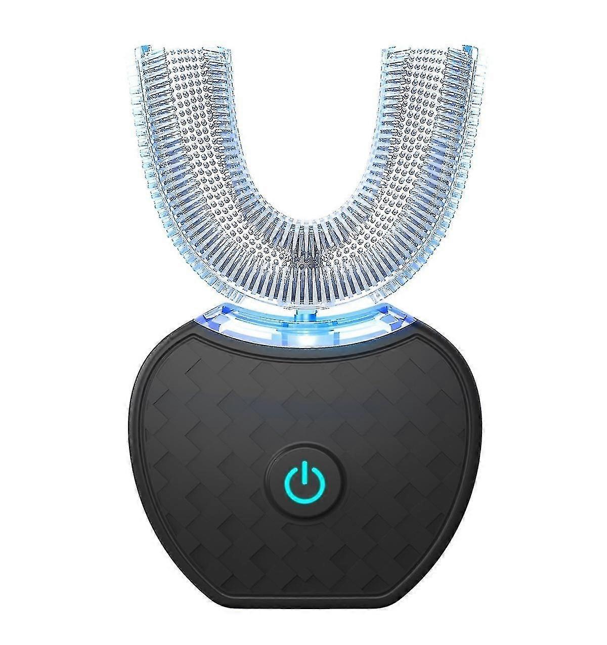 U-shaped Electric Toothbrush 360 Automatic Toothbrush (black)