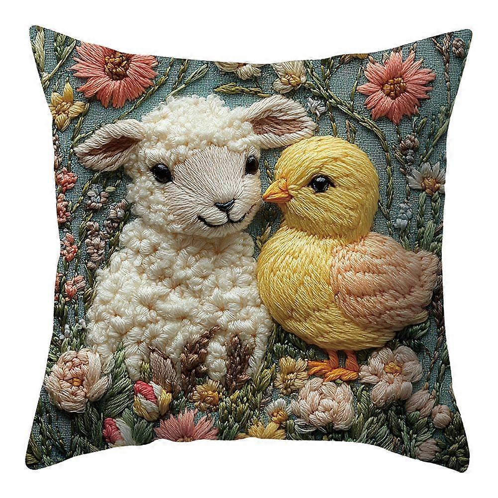 3D Print Easter Festival Throw Pillowcase