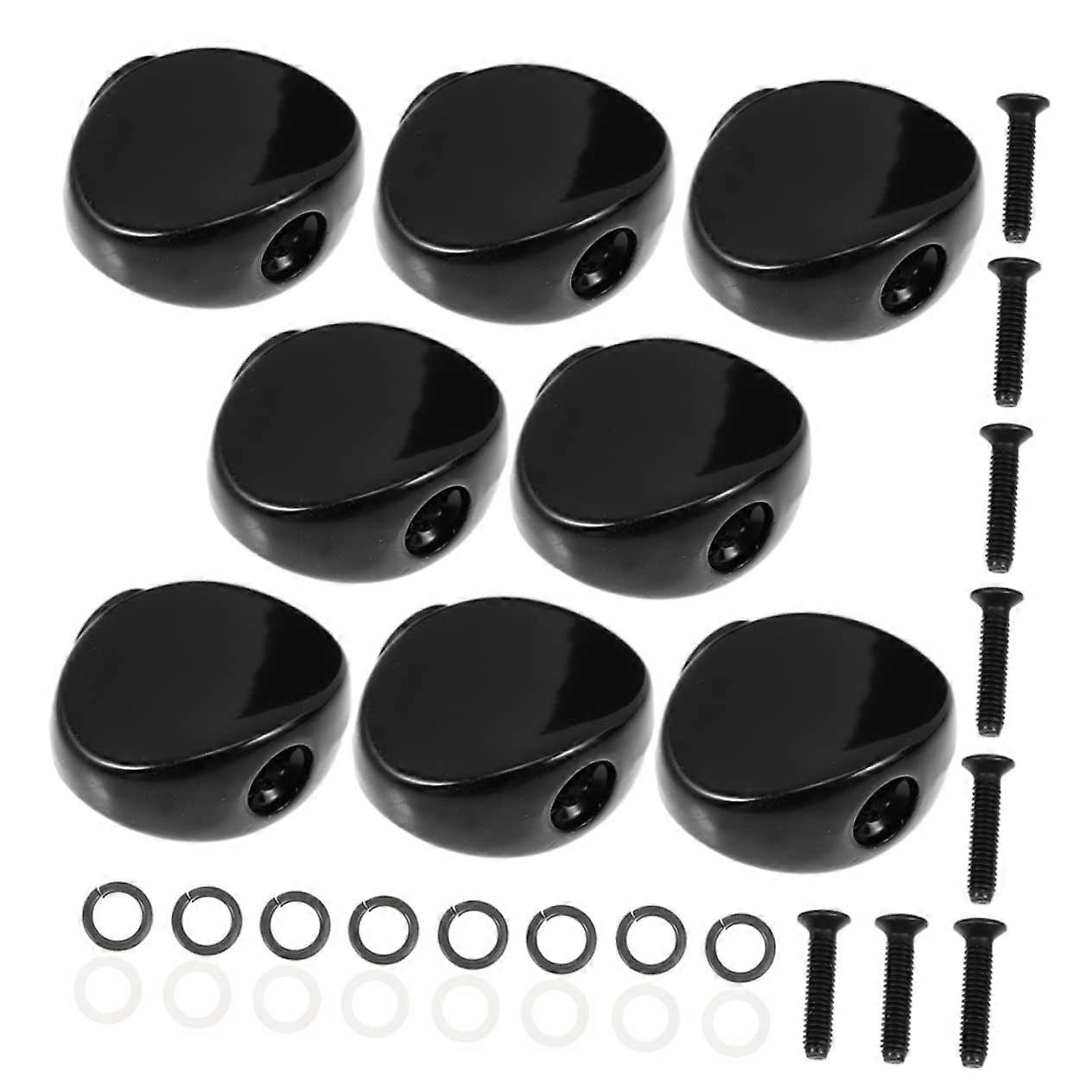 CIMAXIC Guitar Tuning Pegs 8pcs Metal Replacement Buttons Knobs Durable Easy Install