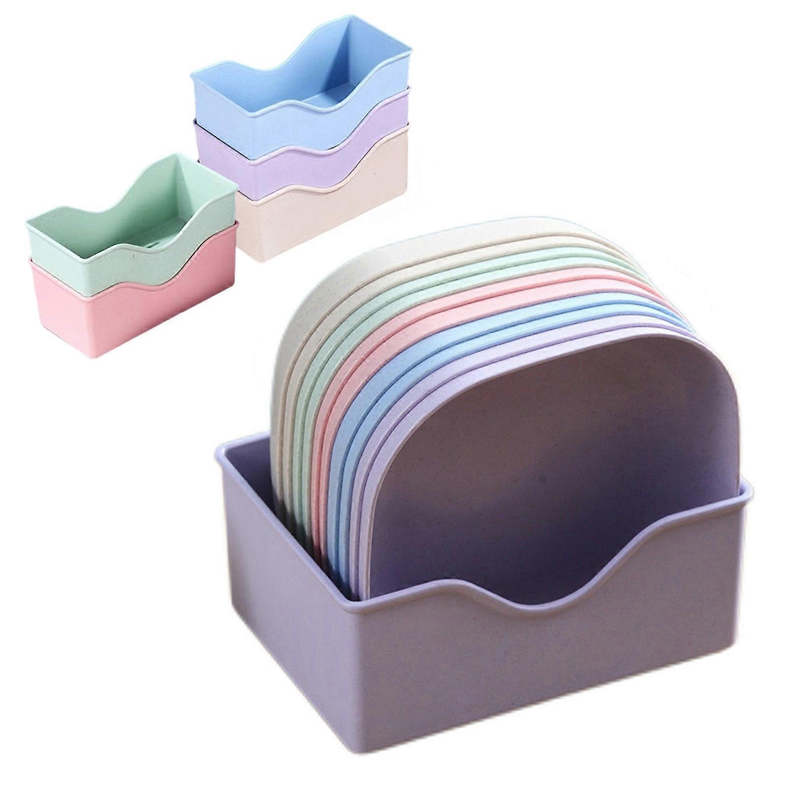 10 Pack Bone Spitting Plate with Stand for Candy and Fruit Serving
