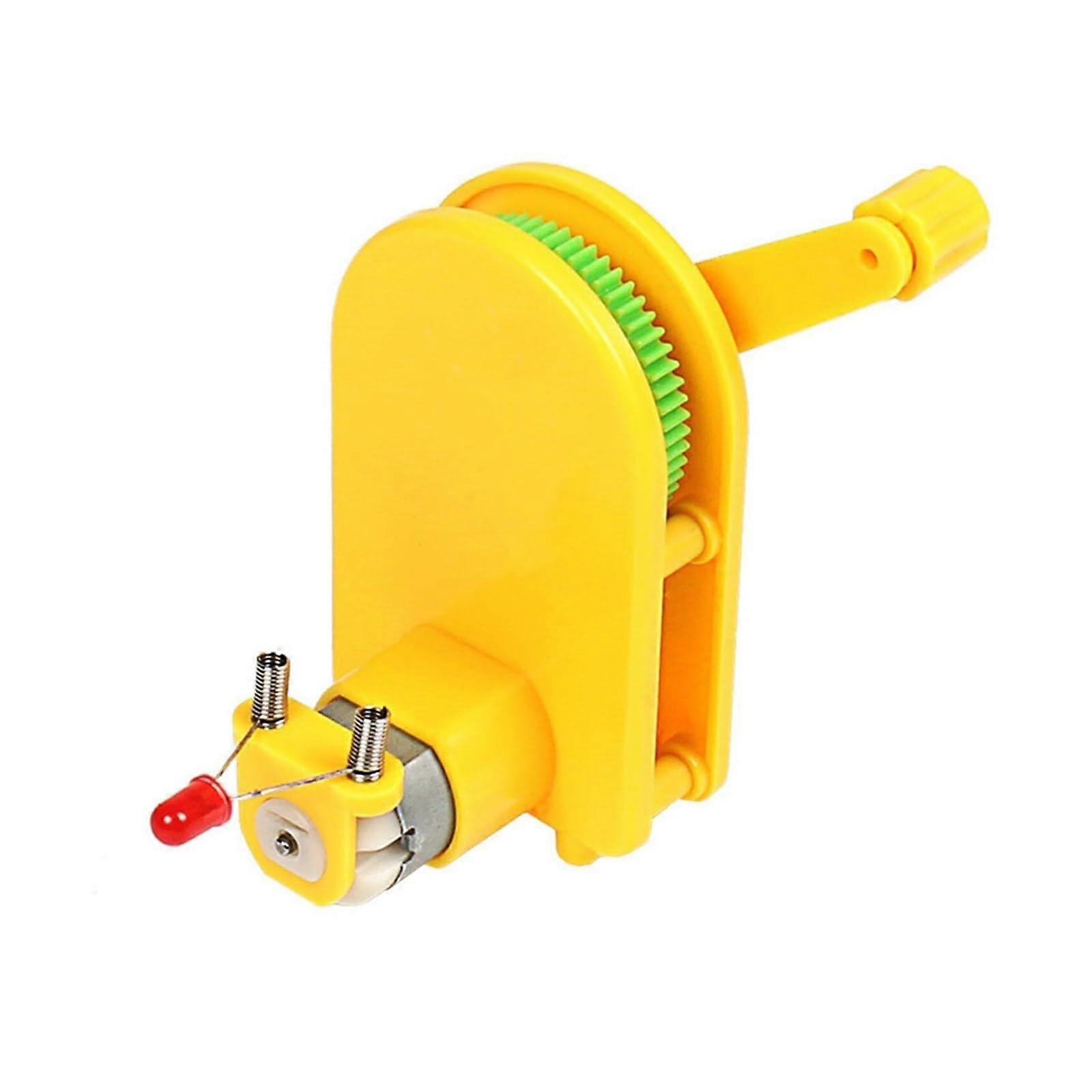 Hand Crank Generator for STEM Education and Science Projects with Variable Power Output