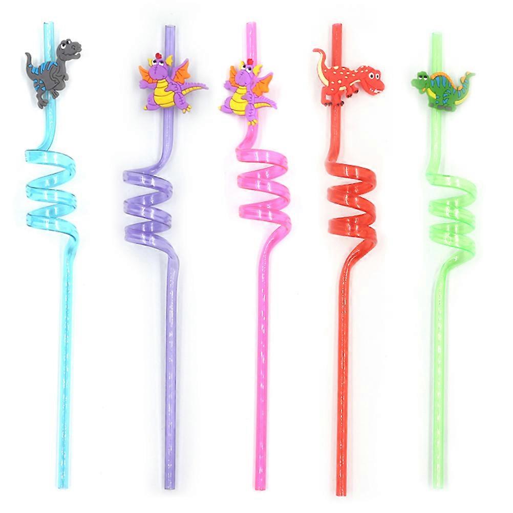 Dinosaur Cartoon for Drinking Use 16Pcs