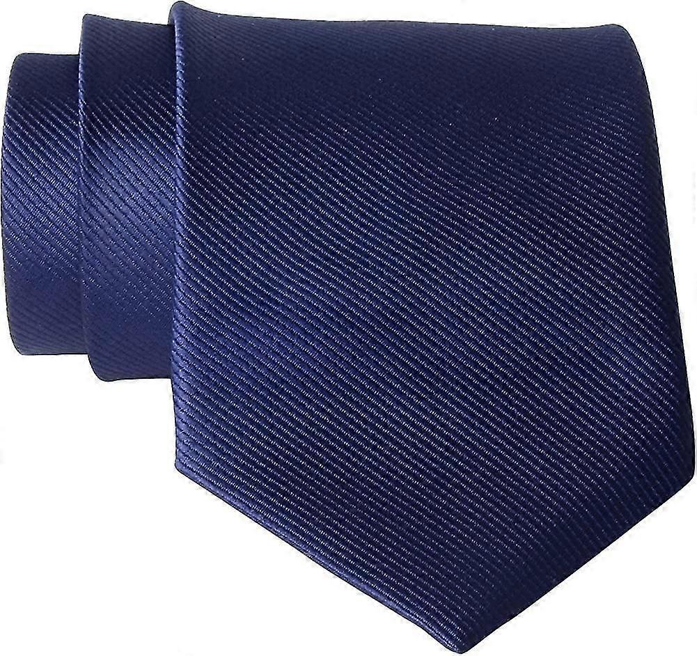 Men's Solid Plain Tie Satin Polyester Necktie For  Wedding Or Work Gift