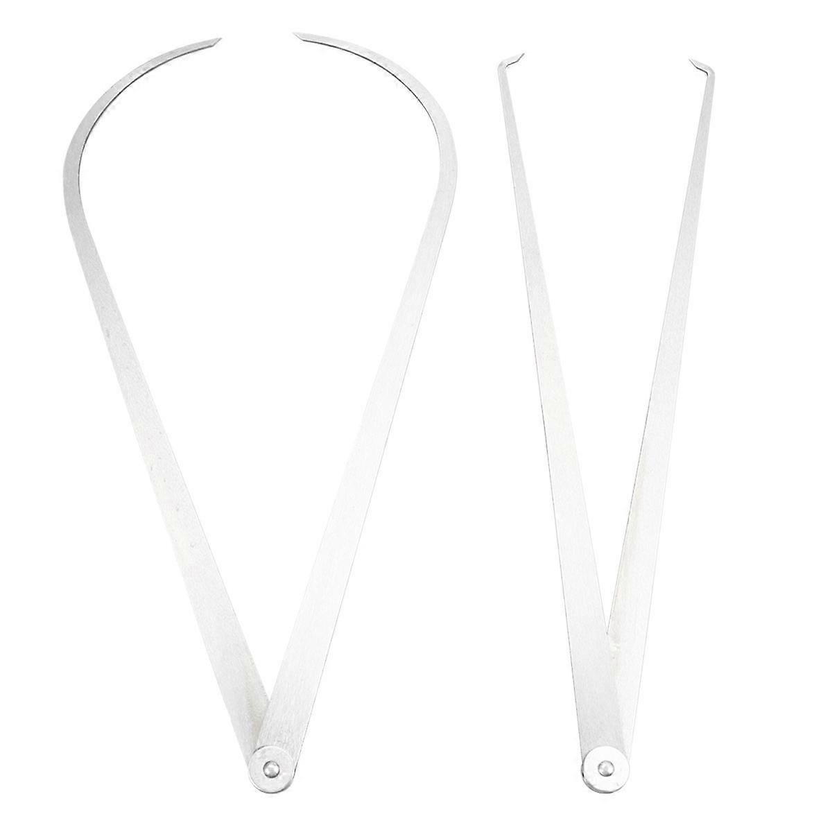 Measuring Caliper Distance Tool for Measuring 2Pcs Creative Silver Set