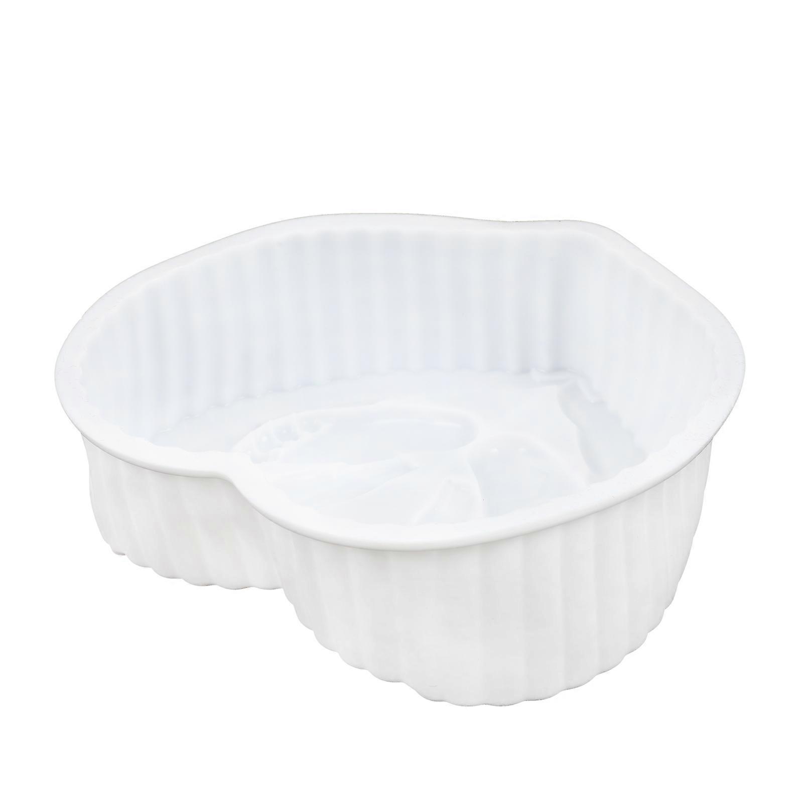 White Silicone Cake Mold for Baking 3Pcs Practical Mold Set