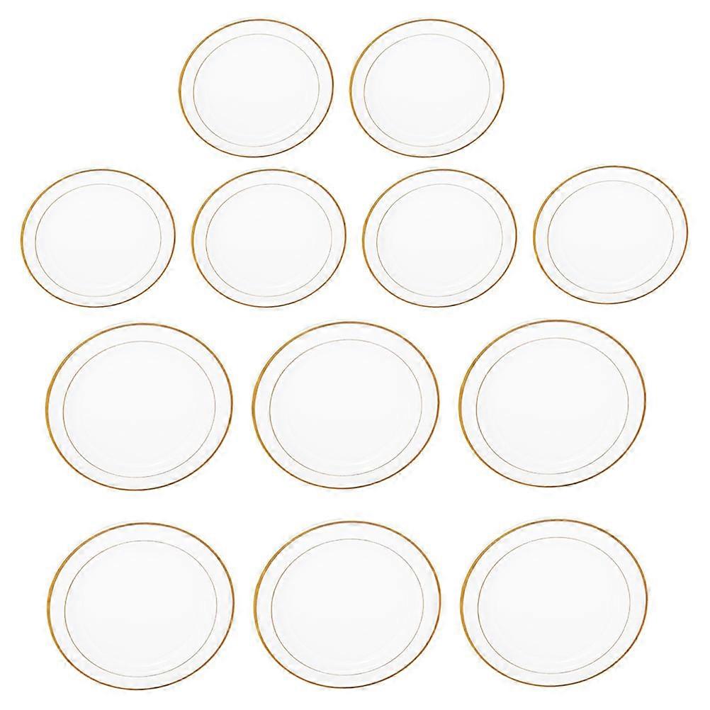 Cake Plate Multi-Function Dinner Plates for Gathering 20Pcs Set